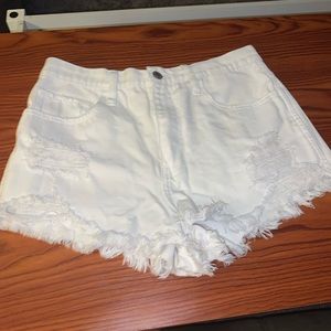 High waisted hollister shorts